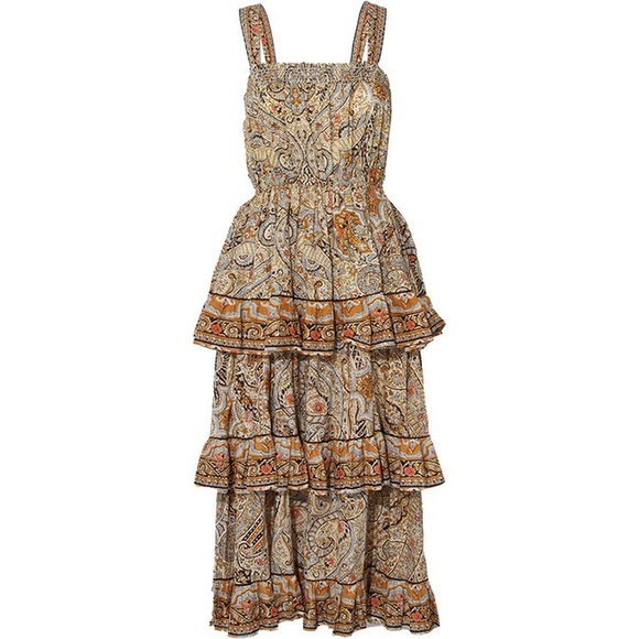 NWT Cleobella ‘Rosalie’ Tiered Midi Dress in Kaleidoscope Sz XS - Picture 16 of 16